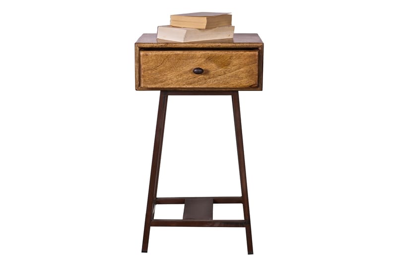 Skybox Sidobord 45 cm - Natur/Metall - Möbler - Vardagsrum - Soffbord & vardagsrumsbord - Sidobord & lampbord