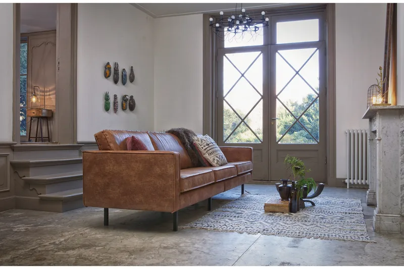 Skybox Sidobord 45 cm - Natur/Metall - Möbler - Vardagsrum - Soffbord & vardagsrumsbord - Sidobord & lampbord