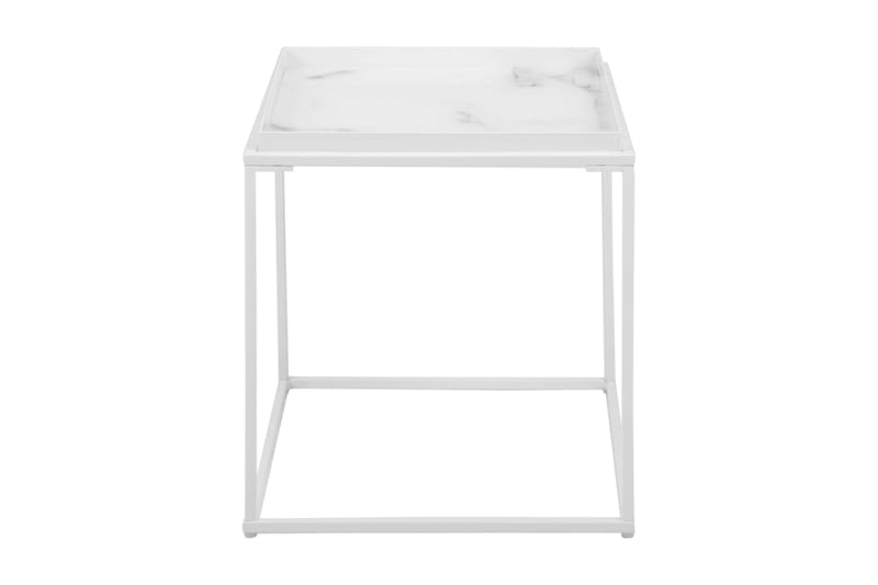 SOURIN Sidobord 42 Vit - Möbler - Vardagsrum - Soffbord & vardagsrumsbord - Sidobord & lampbord