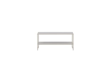 Sidobord Staal - Beige, 102x43x45 - Möbler - Vardagsrum - Soffbord & vardagsrumsbord - Brickbord