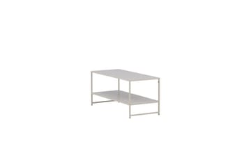 Sidobord Staal - Beige, 102x43x45 - Möbler - Vardagsrum - Soffbord & vardagsrumsbord - Brickbord