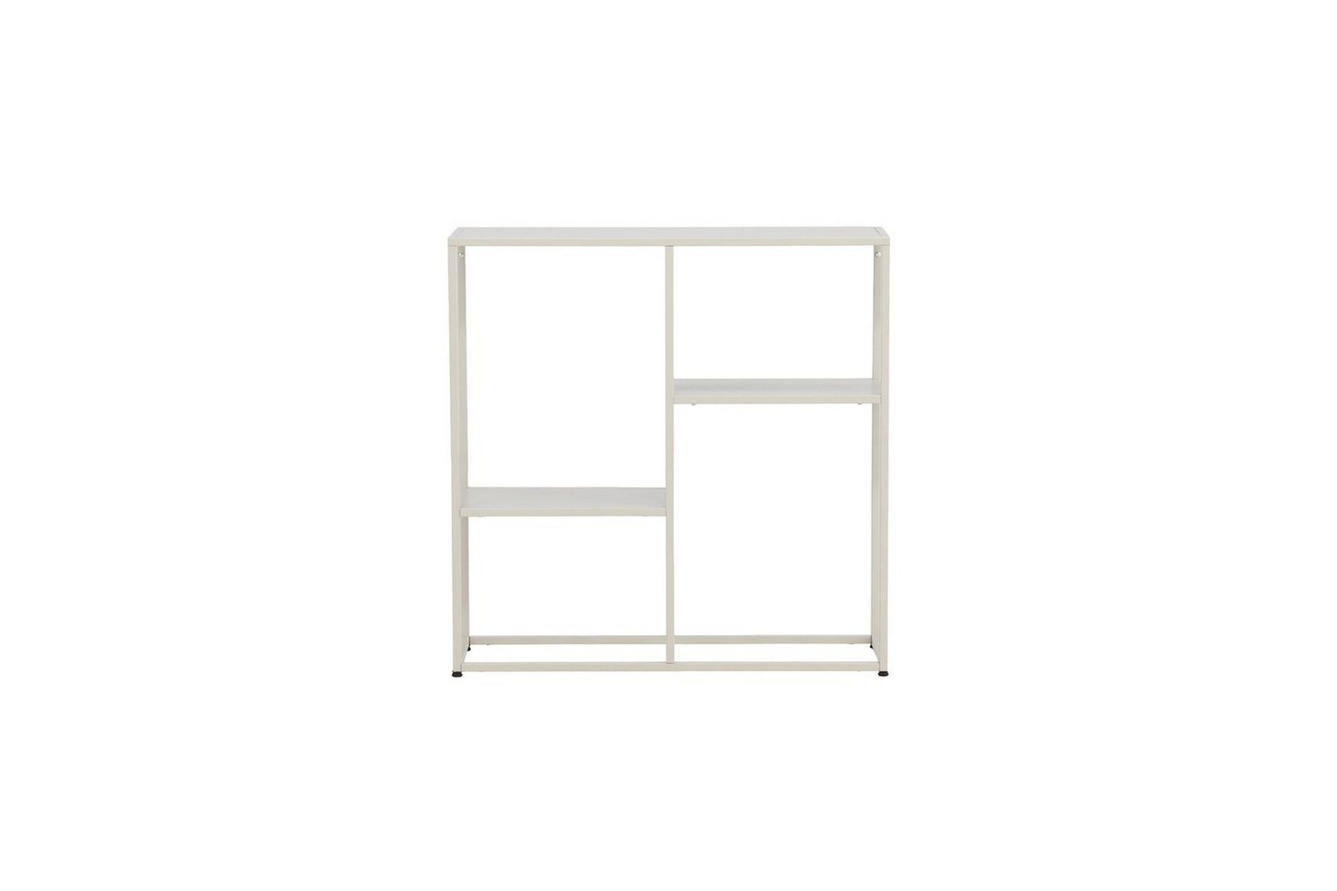 sidobord staal - beige, 26x80x80