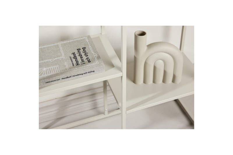 Sidobord Staal - Beige, 26x80x80 - Möbler - Vardagsrum - Soffbord & vardagsrumsbord - Sidobord & lampbord