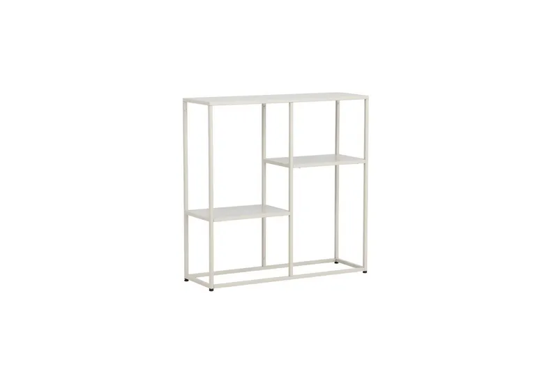 Sidobord Staal - Beige, 26x80x80 - Möbler - Vardagsrum - Soffbord & vardagsrumsbord - Sidobord & lampbord