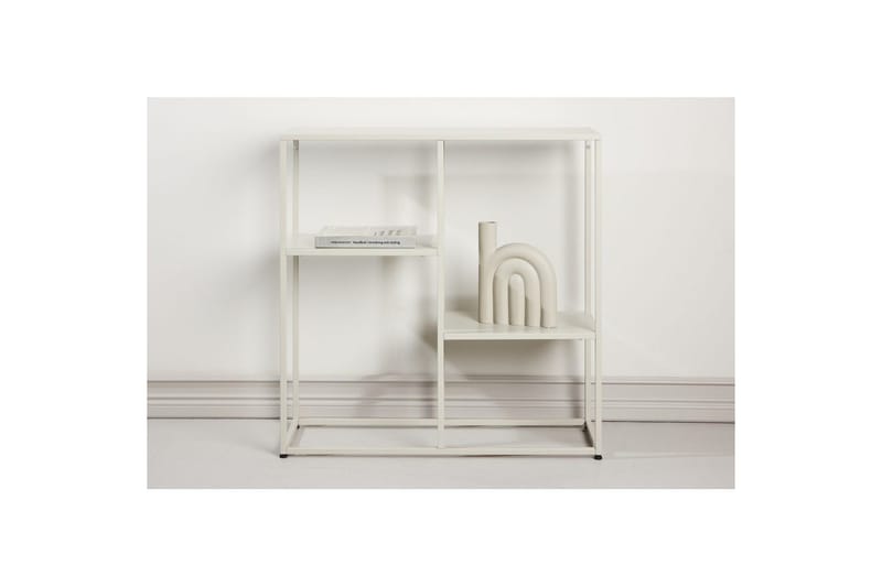 Sidobord Staal - Beige, 26x80x80 - Möbler - Vardagsrum - Soffbord & vardagsrumsbord - Sidobord & lampbord