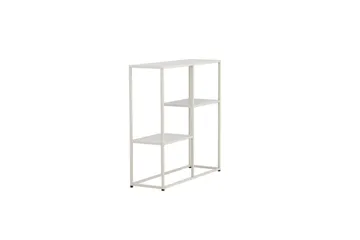 Sidobord Staal - Beige, 26x80x80 - Möbler - Vardagsrum - Soffbord & vardagsrumsbord - Sidobord & lampbord