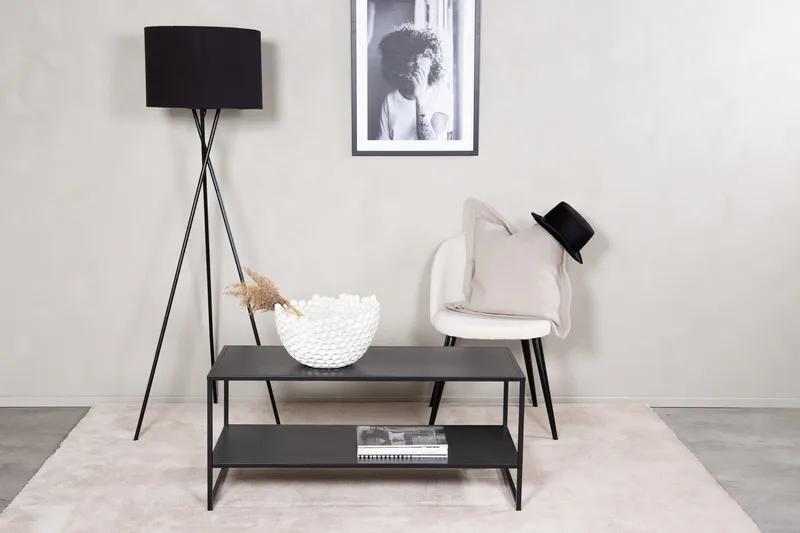 Staal Sidobord - Svart - Möbler - Vardagsrum - Soffbord & vardagsrumsbord - Sidobord & lampbord