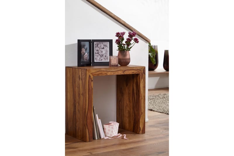 TAKERRIA Sidobord 60 cm Brun - Möbler - Vardagsrum - Soffbord & vardagsrumsbord - Sidobord & lampbord