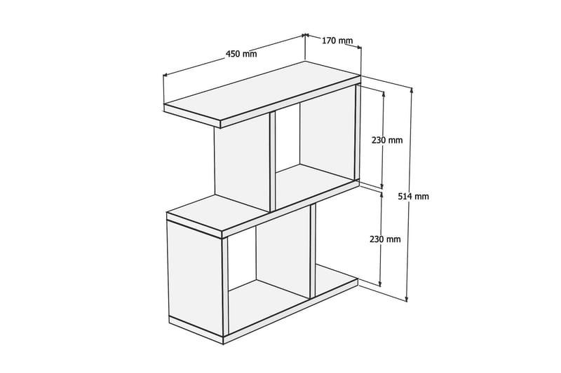 TALERYD Sidobord 45 cm Brun - Brickbord - Bord - Sidobord & lampbord