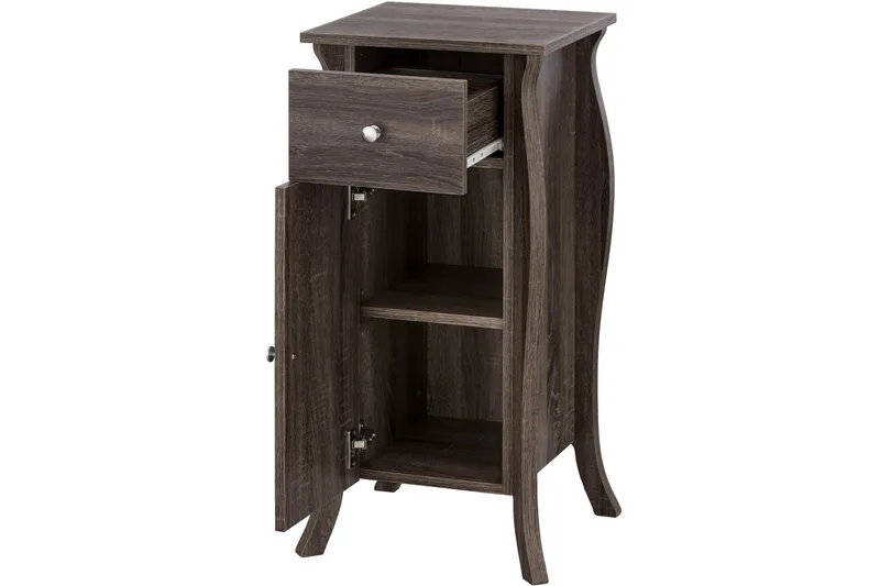 Talkon Sidobord 38 cm - Mörkbrun - Möbler - Vardagsrum - Soffbord & vardagsrumsbord - Sidobord & lampbord