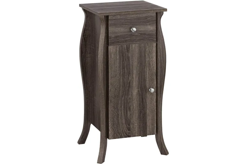 Talkon Sidobord 38 cm, Mörkbrun