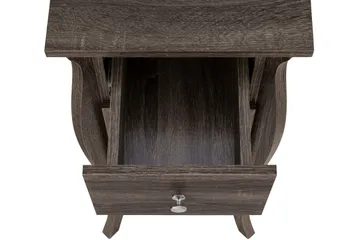 Talkon Sidobord 38 cm - Mörkbrun - Möbler - Vardagsrum - Soffbord & vardagsrumsbord - Sidobord & lampbord