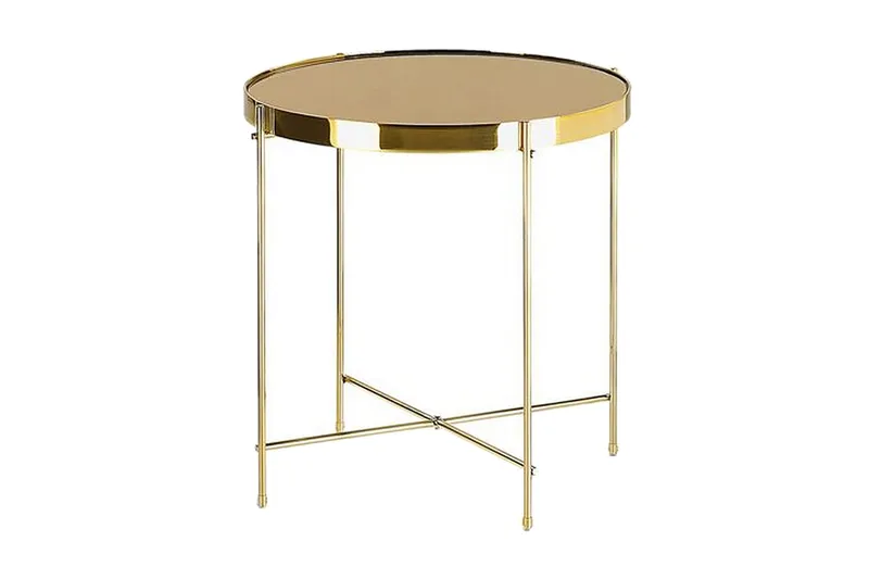 Thore Sidobord - Guld - Möbler - Vardagsrum - Soffbord & vardagsrumsbord - Sidobord & lampbord