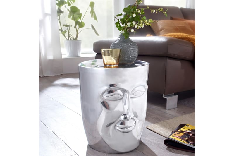 TIARAOLUWA Sidobord 33 cm Silver - Bord - Sidobord & lampbord - Brickbord