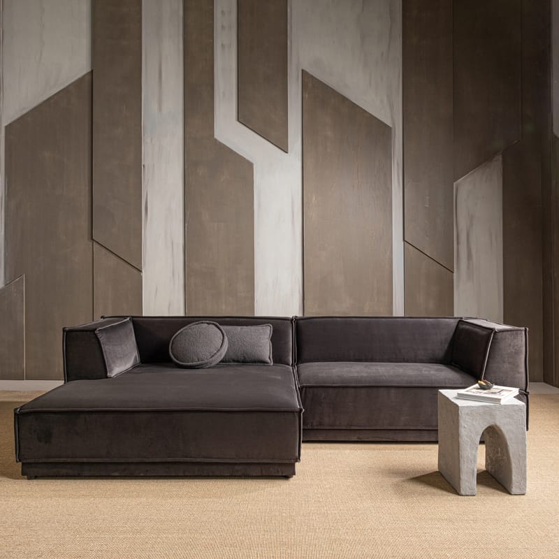 Sidobord Tovi 40 cm - Grå - Möbler - Vardagsrum - Soffbord & vardagsrumsbord - Brickbord