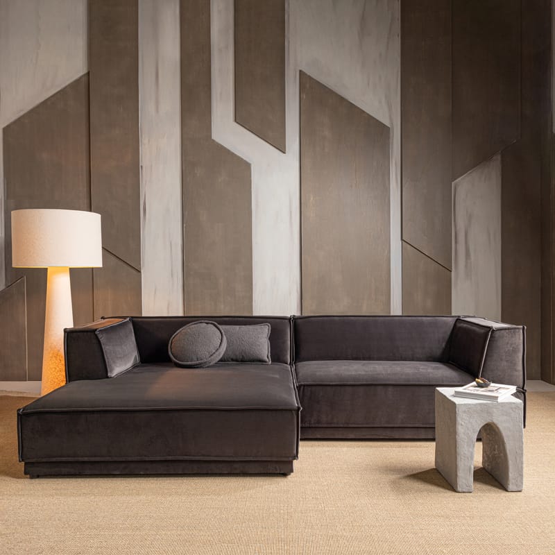 Sidobord Tovi 40 cm - Grå - Möbler - Vardagsrum - Soffbord & vardagsrumsbord - Brickbord