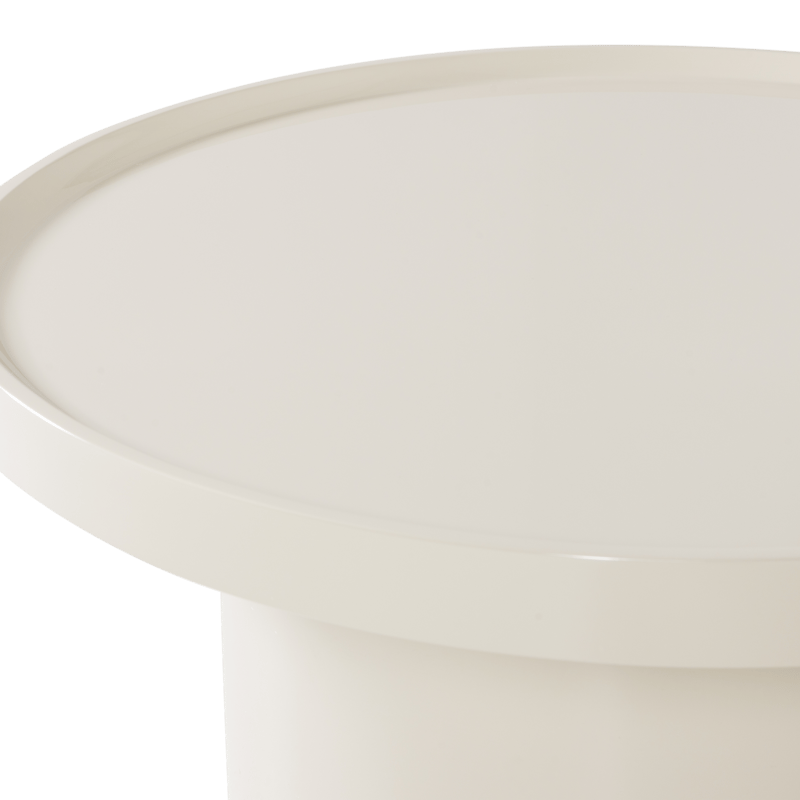 Sidobord Veluna 70 cm Rund - Sand - Möbler - Vardagsrum - Soffbord & vardagsrumsbord - Brickbord