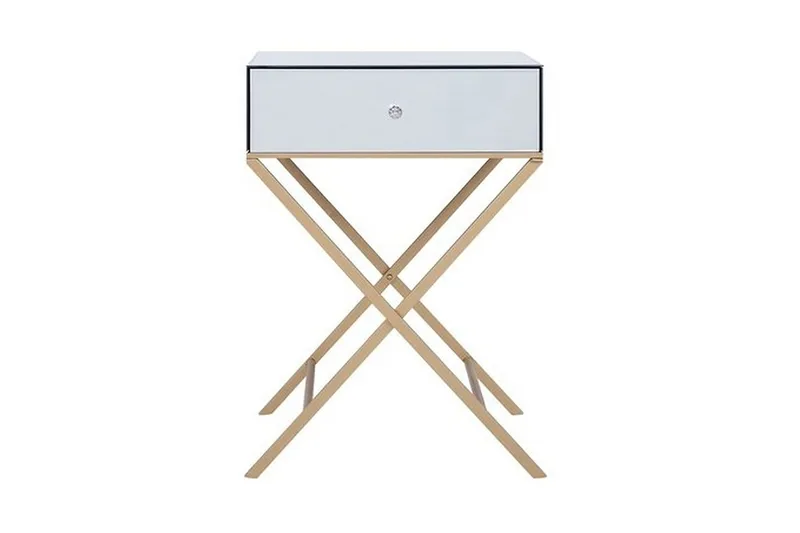 Vivy Sidobord 50 cm - Silver - Möbler - Vardagsrum - Soffbord & vardagsrumsbord - Sidobord & lampbord