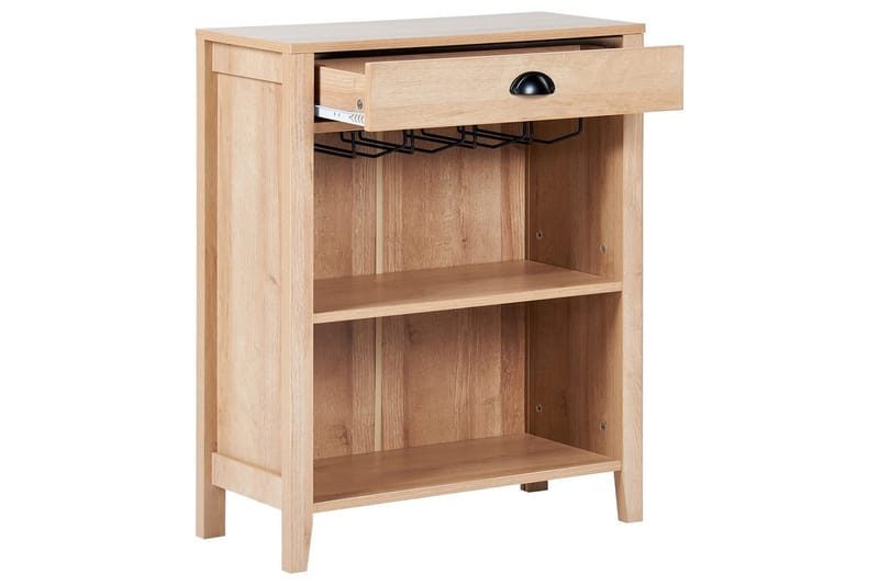 Sidobord Walkerston Ljus trä - Ljus trä - Möbler - Vardagsrum - Soffbord & vardagsrumsbord - Brickbord