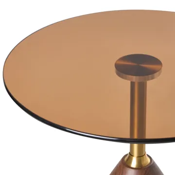Sidobord Wallis - Brun - Möbler - Vardagsrum - Soffbord & vardagsrumsbord - Sidobord & lampbord