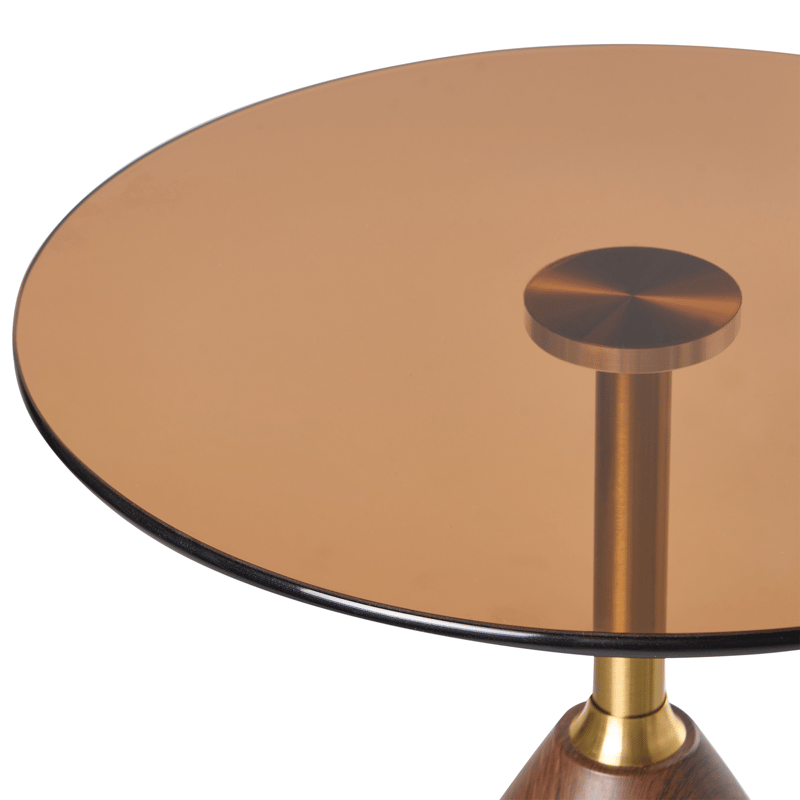 Sidobord Wallis - Brun - Möbler - Vardagsrum - Soffbord & vardagsrumsbord - Sidobord & lampbord