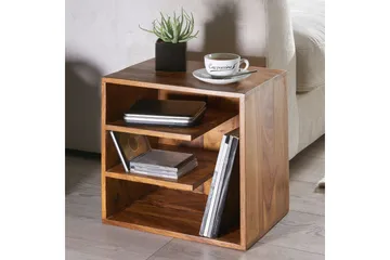 Wetzel Sidobord 43 cm - Trä/natur - Möbler - Vardagsrum - Soffbord & vardagsrumsbord - Sidobord & lampbord