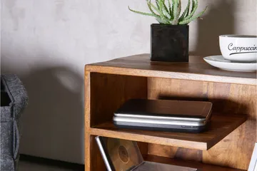 Wetzel Sidobord 43 cm - Trä/natur - Möbler - Vardagsrum - Soffbord & vardagsrumsbord - Sidobord & lampbord