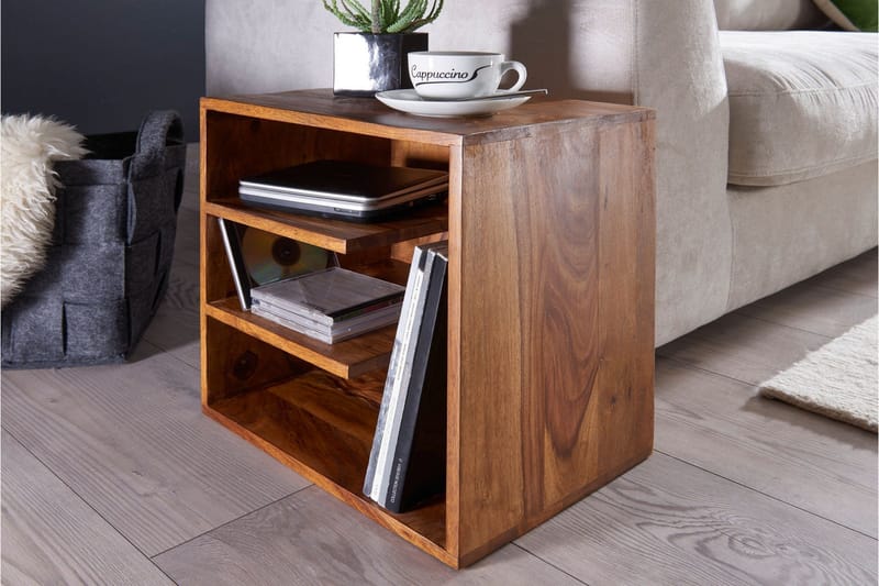 Wetzel Sidobord 43 cm - Trä/natur - Möbler - Vardagsrum - Soffbord & vardagsrumsbord - Sidobord & lampbord