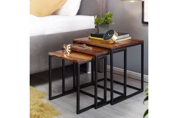 Wilhem Sidobord 40 cm Fyrkantig - Natur - Möbler - Vardagsrum - Soffbord & vardagsrumsbord - Sidobord & lampbord