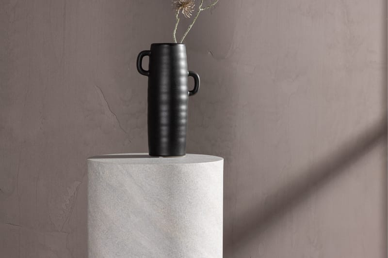 York Travertin Sidobord 50 cm - Grå - Möbler - Vardagsrum - Soffbord & vardagsrumsbord - Sidobord & lampbord - Piedestal & pelarbord