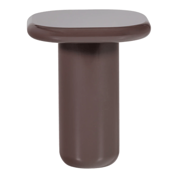 Sidobord Zava 50 cm - Mörkbrun - Möbler - Vardagsrum - Soffbord & vardagsrumsbord - Brickbord
