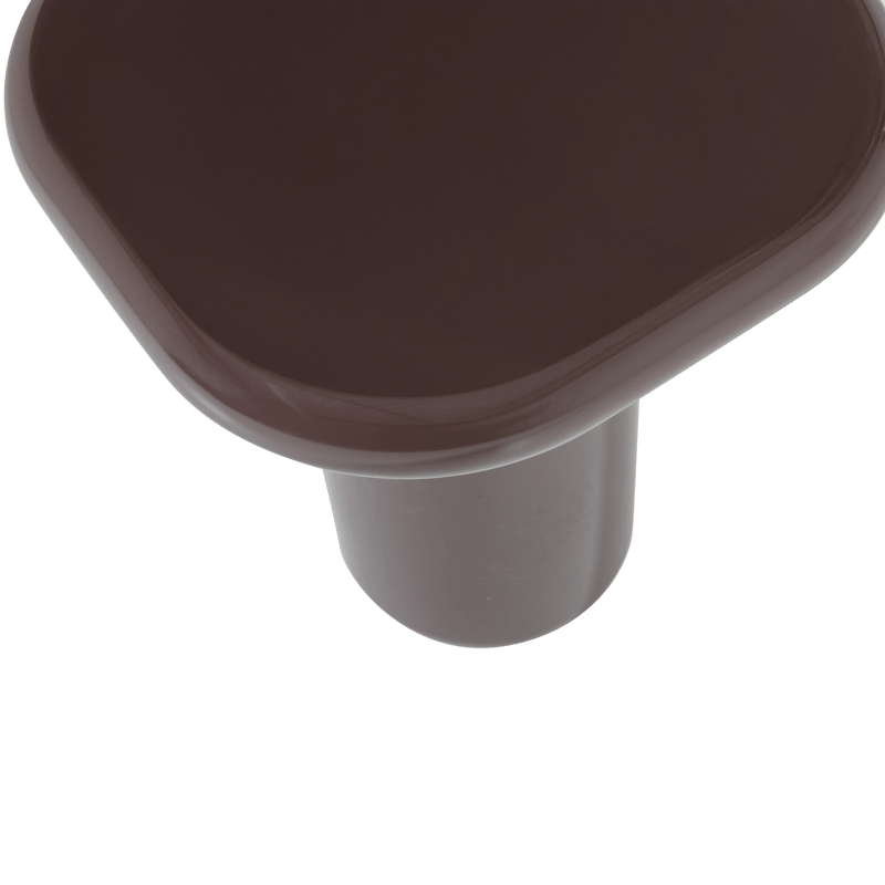 Sidobord Zava 50 cm - Mörkbrun - Möbler - Vardagsrum - Soffbord & vardagsrumsbord - Brickbord