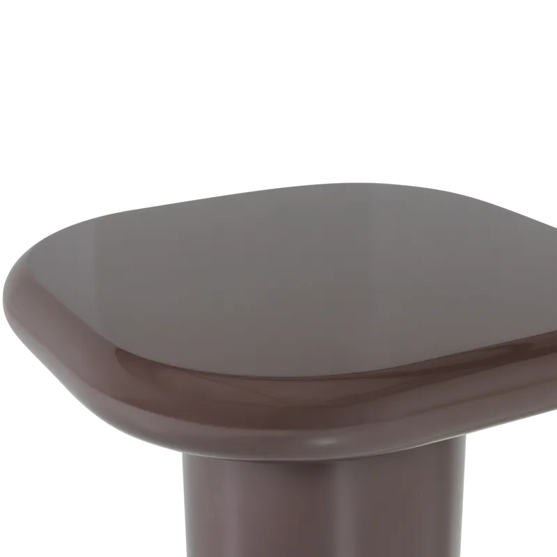 Sidobord Zava 50 cm - Mörkbrun - Möbler - Vardagsrum - Soffbord & vardagsrumsbord - Brickbord