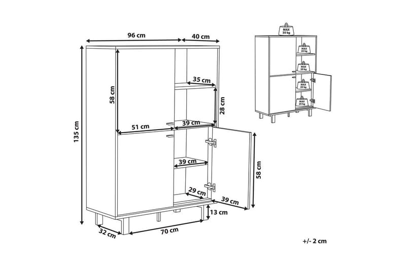 Sidobord Paramount - Möbler - Vardagsrum - Soffbord & vardagsrumsbord - Brickbord