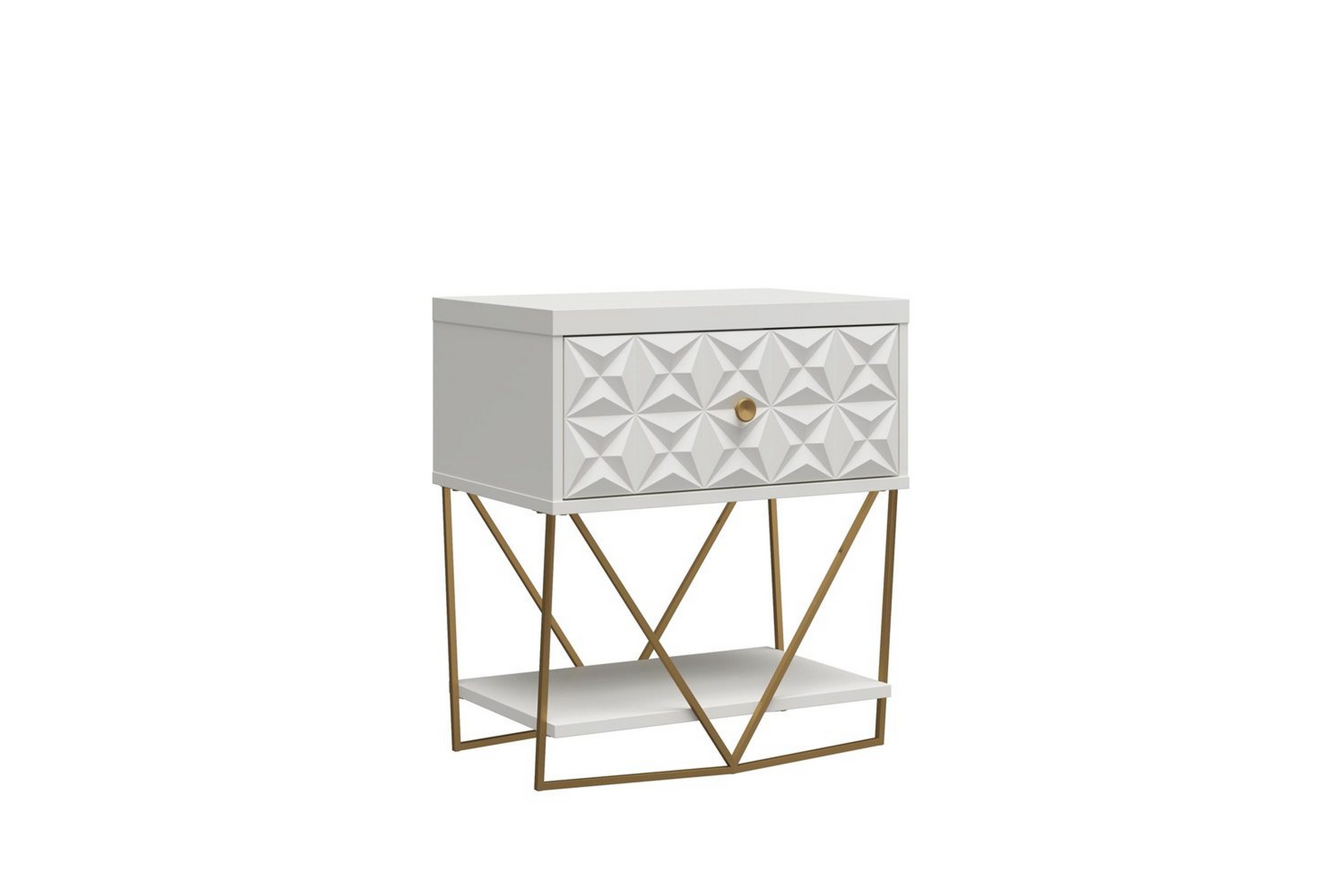 sidobord/avslutningsbord blair kräm - kräm