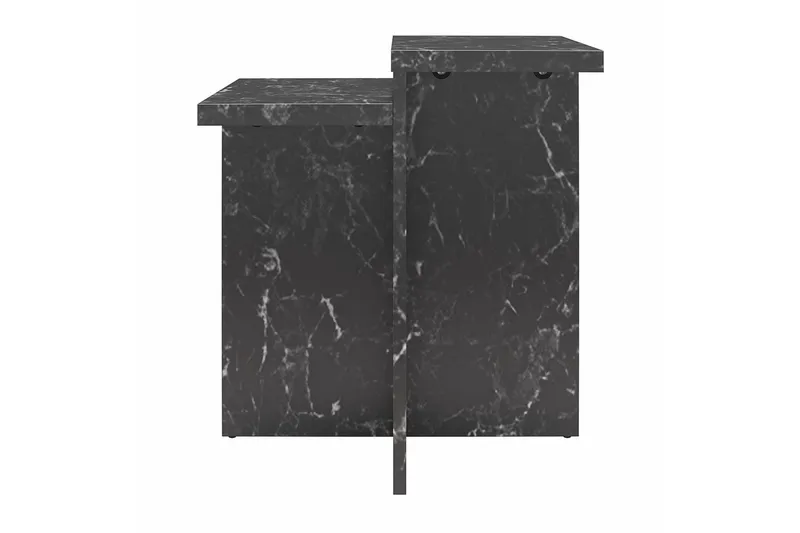 Sidobord/Avslutningsbord Brielle Svart marmor - Svart marmor - Möbler - Vardagsrum - Soffbord & vardagsrumsbord - Brickbord