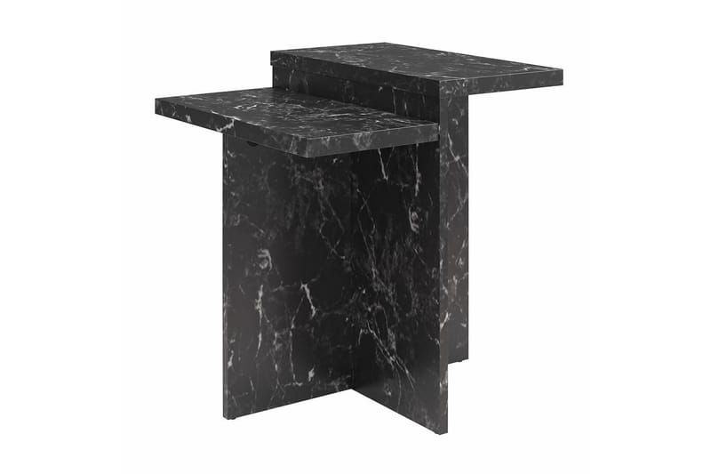 Sidobord/Avslutningsbord Brielle Svart marmor - Svart marmor - Möbler - Vardagsrum - Soffbord & vardagsrumsbord - Brickbord