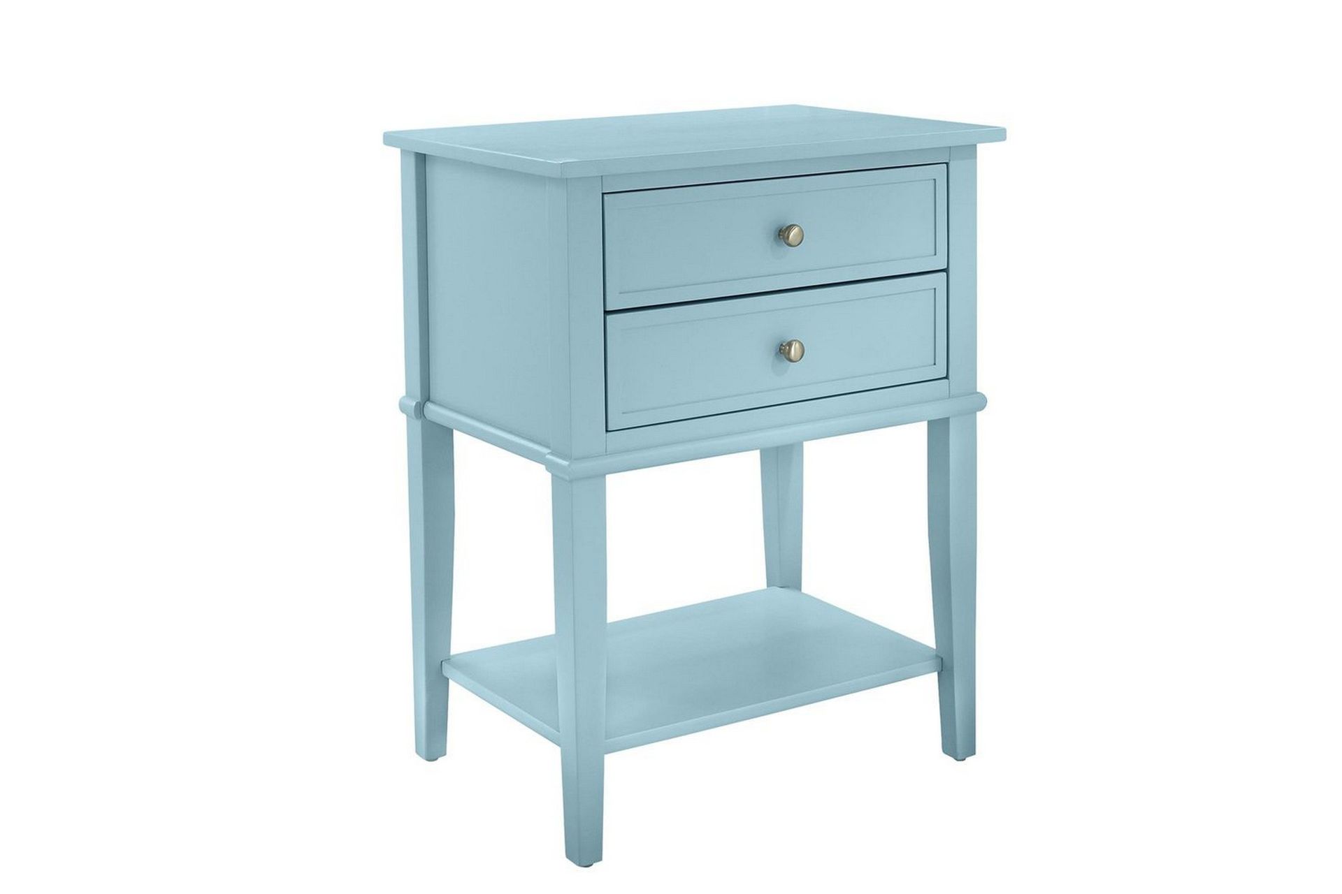 sidobord/avslutningsbord franklin blå - blå