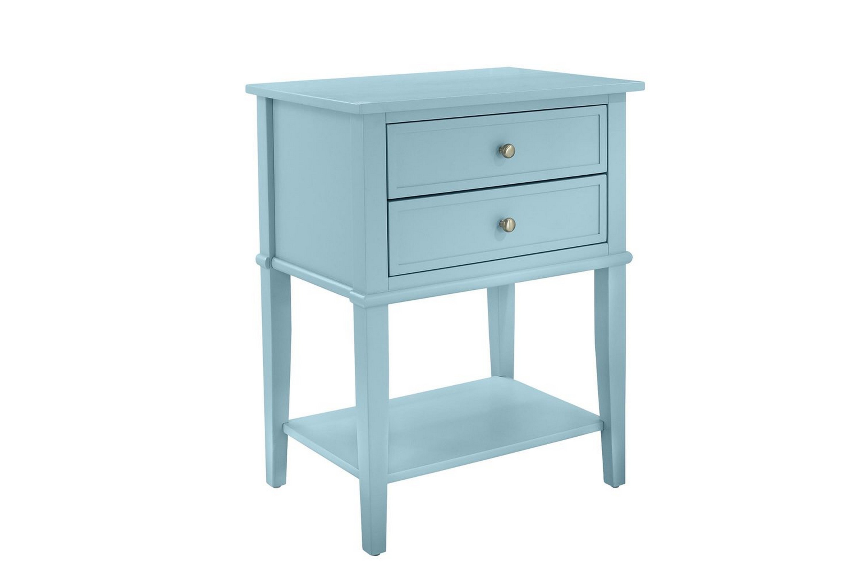 sidobord/avslutningsbord franklin blå - blå