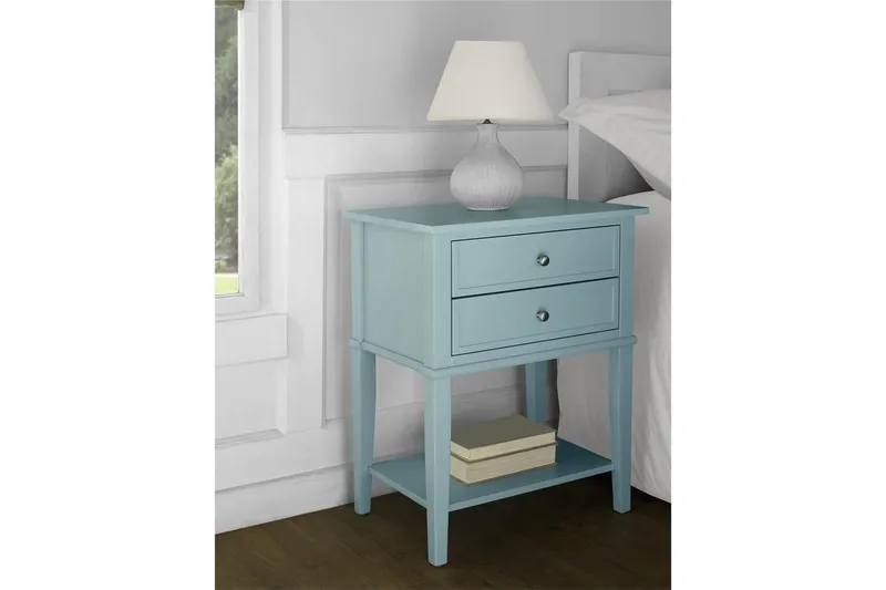 Sidobord/Avslutningsbord Franklin Blå - Blå - Möbler - Vardagsrum - Soffbord & vardagsrumsbord - Brickbord