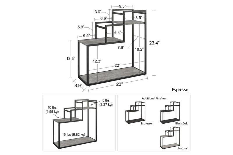 Sidobord/Avslutningsbord Weston - Möbler - Vardagsrum - Soffbord & vardagsrumsbord - Brickbord