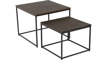 Sidobordset Kapelvej Fyrkant Monterad - Brun - Möbler - Vardagsrum - Soffbord & vardagsrumsbord - Satsbord