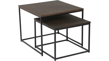 Sidobordset Kapelvej Fyrkant Omonterad - Brun - Möbler - Vardagsrum - Soffbord & vardagsrumsbord - Satsbord