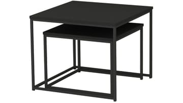 Sidobordset Kapelvej Fyrkant Omonterad - Svart - Möbler - Vardagsrum - Soffbord & vardagsrumsbord - Satsbord