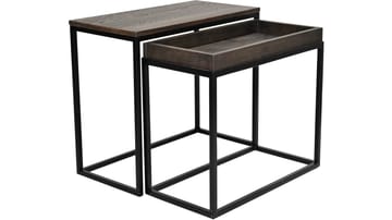 Sidobordset Kapelvej Rektangel - Brun Ek - Möbler - Vardagsrum - Soffbord & vardagsrumsbord - Satsbord