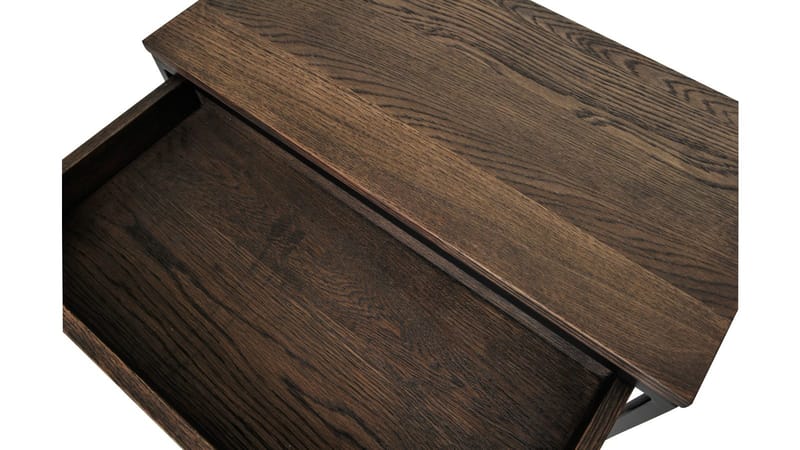 Sidobordset Kapelvej Rektangel - Brun Ek - Möbler - Vardagsrum - Soffbord & vardagsrumsbord - Satsbord