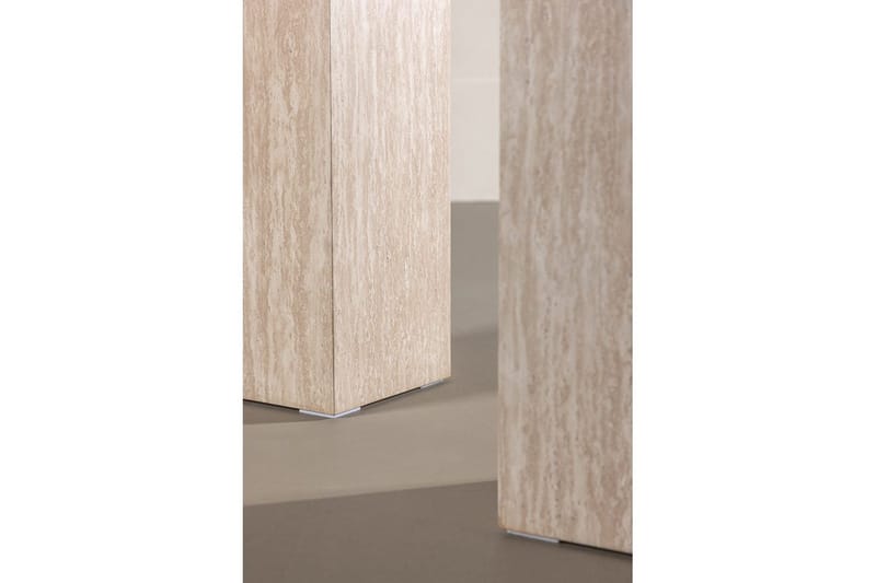 Sidobordset VIND Ramsvik 2st Rektangulära 95 cm/65 cm - Beige - Möbler - Vardagsrum - Soffbord & vardagsrumsbord - Satsbord