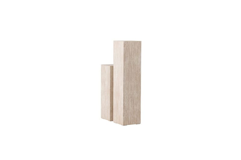 Sidobordset VIND Ramsvik 2st Rektangulära 95 cm/65 cm - Beige - Möbler - Vardagsrum - Soffbord & vardagsrumsbord - Satsbord