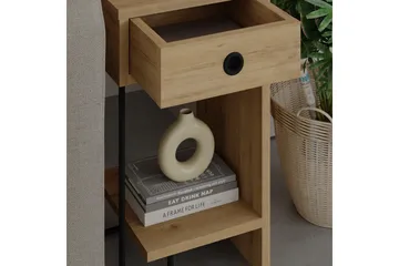 Sirius Sängbord 32x30 cm Ljusbrun - Hanah Home - Möbler - Sovrum - Sängbord