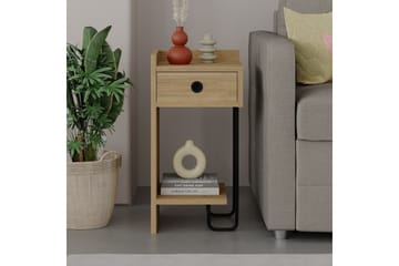 Sirius Sängbord 32x30 cm Ljusbrun - Hanah Home - Möbler - Sovrum - Sängbord